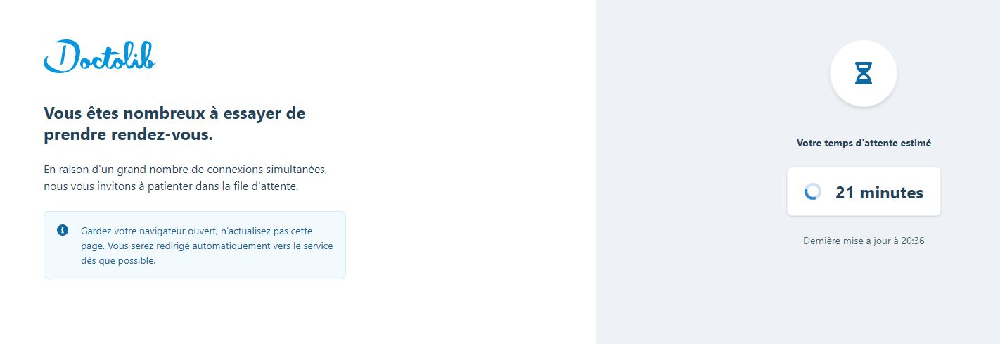 Après les annonces de Macron Doctolib pris d'assaut