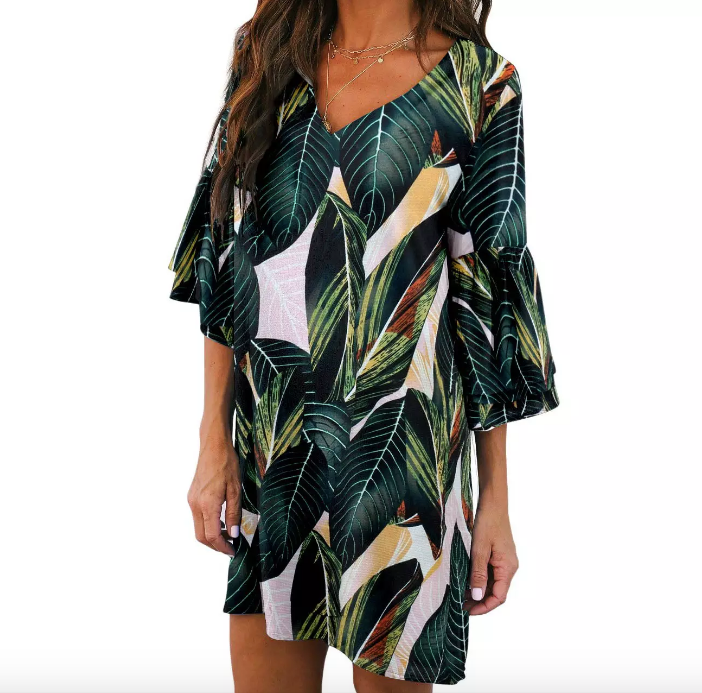 tropical print clothing