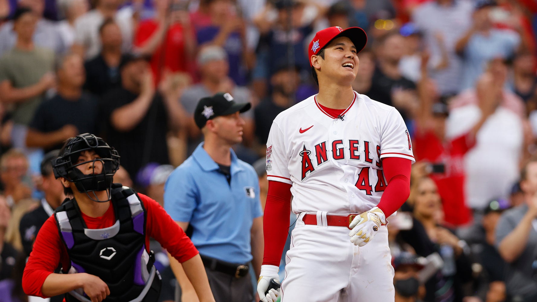 大谷翔平選手のホームランダービー 休憩中に突然の電話 その 相手 が 凄すぎる と話題に Mlbオールスター ハフポスト 大谷翔平選手のホームランダービー 休憩中に突然の電話 その 相手 が 凄すぎる と話題に Mlbオールスター ハフポスト