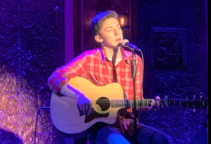 Andrew Barth Feldman in "Park Map" at Feinstein's/54 Below in New York. 