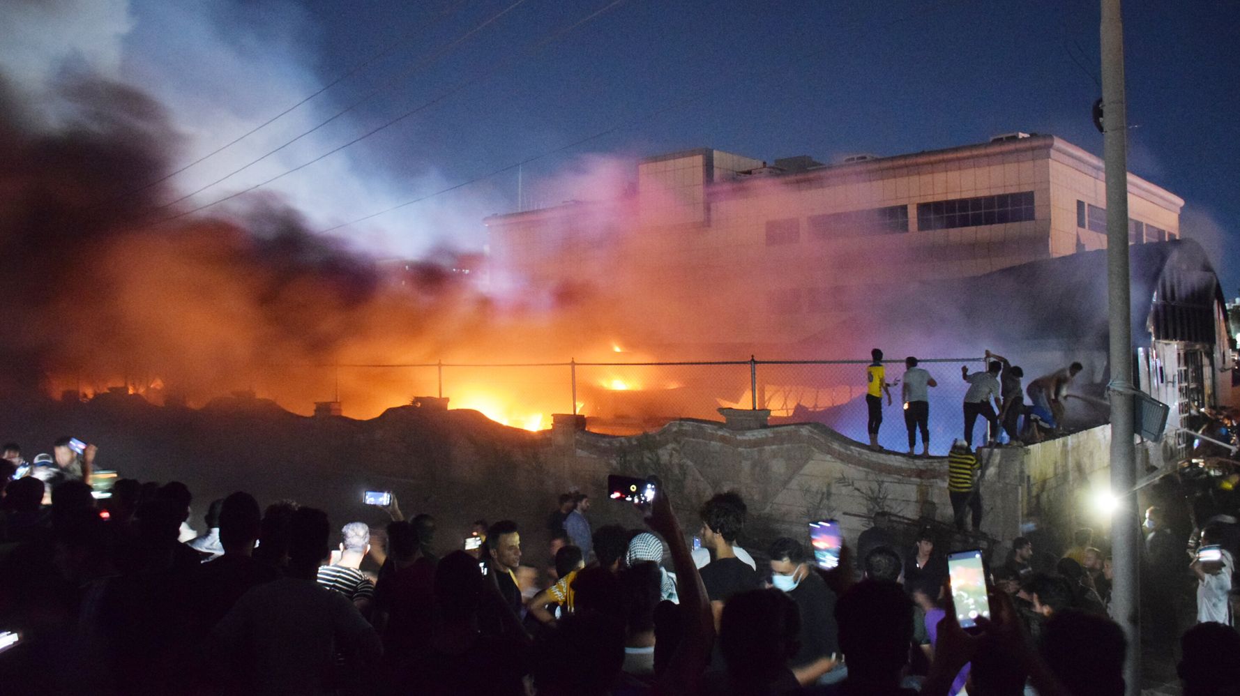 Fire Erupts In Coronavirus Hospital Ward In Southern Iraq, Killing At Least 58