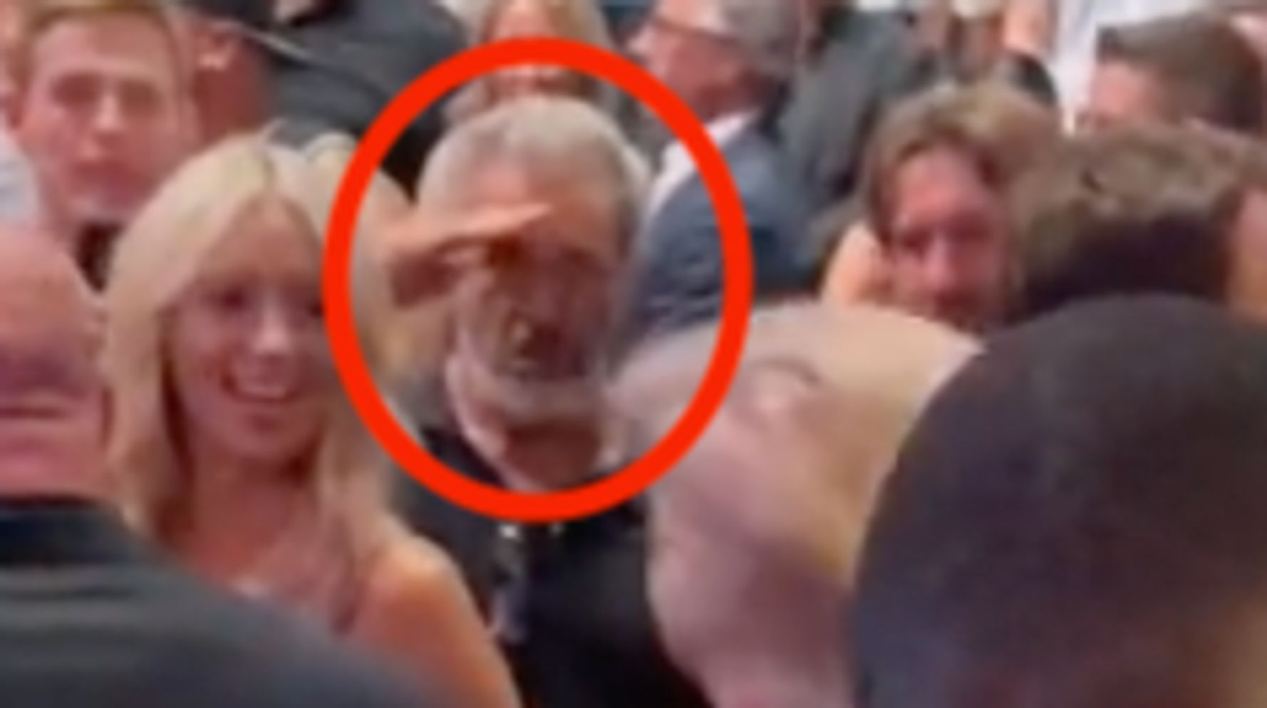 Mel Gibson Appears To Salute Donald Trump At UFC Fight, Gets KO’d On Twitter