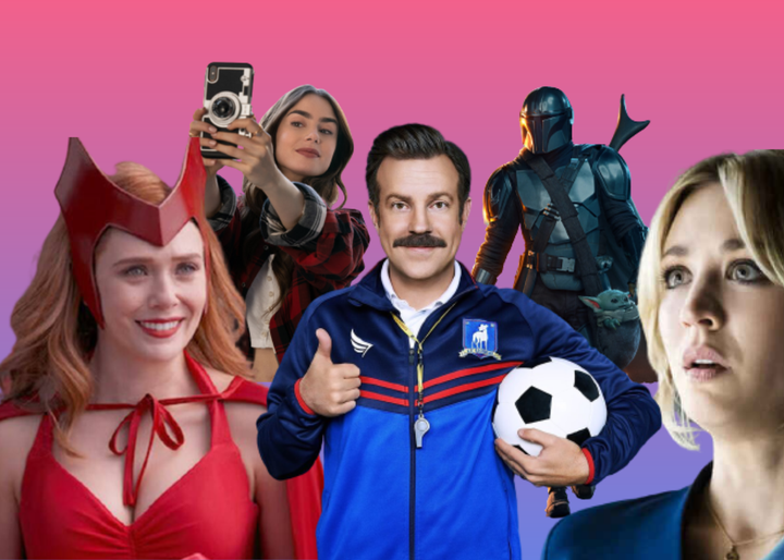 Personajes de algunas de las series nominadas a los Emmy.