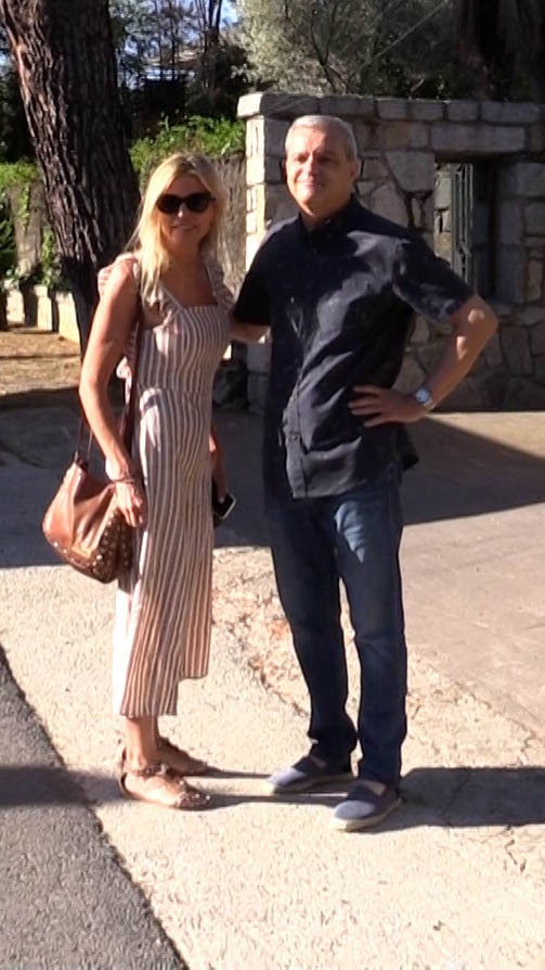 Ramón García y Patricia Cerezo en Madrid, el 14 Julio de 2021.