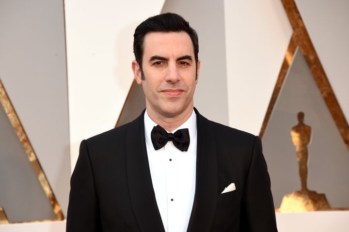 Sacha Baron Cohen attends the 88th Annual Academy Awards on Feb. 28, 2016 in Hollywood, California. 