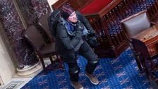 

    Capitol Rioter Who Rappelled Into The Senate Chamber Takes A Plea Deal

