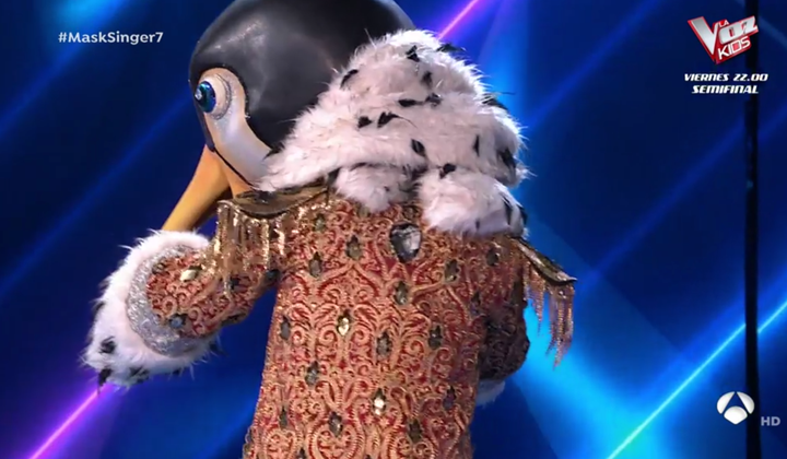 Pingüino, la máscara invitada en 'Mask Singer'.