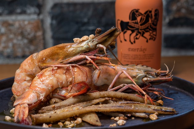 <strong>Ασκόλυμπροι με γαρίδες</strong>