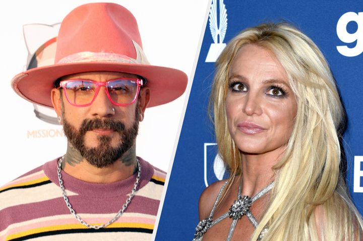 AJ McLean and Britney Spears