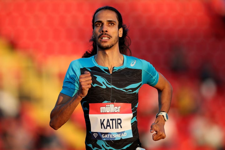 Mohamed Katir, durante una prueba.