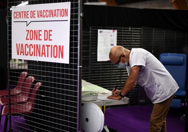 Photo d'illustration prise dans un centre de vaccination à Garlan en mai