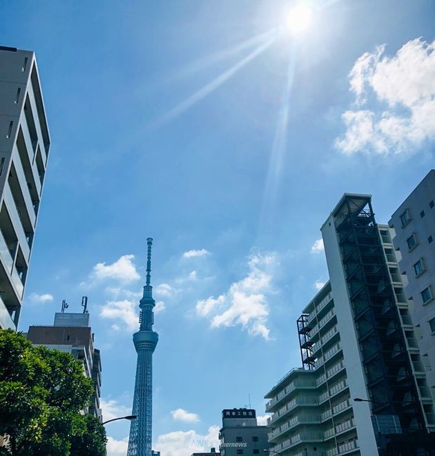 東京は朝8時で30 以上の真夏日に 今年一番の暑さ 熱中症に注意して 天気予報 ハフポスト