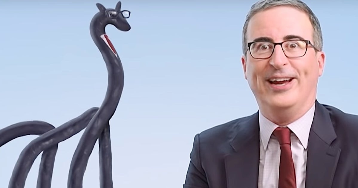 John Oliver Unveils The 20-Foot Penis He