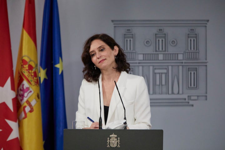 La presidenta de la Comunidad de Madrid, Isabel Díaz Ayuso.