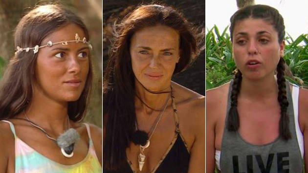 Melyssa, Olga y Lola en 'Supervivientes 2021', tres de los cinco finalistas.