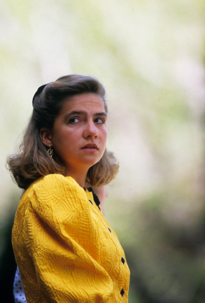 La infanta Cristina en abril de 1987.