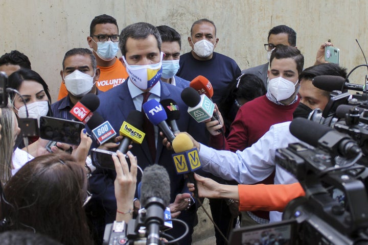 El opositor Juan Guaidó, en Caracas, en una imagen de archivo.
