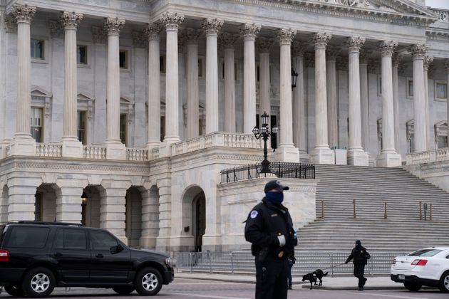 Photo prise le 6 janvier 2021 juste avant les émeutes devant le Capitole deWashington. (Photo by Michael Robinson Chavez/The Washington Post via Getty Images)