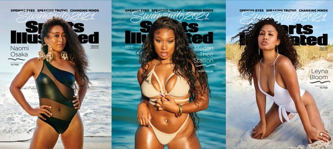 Naomi Osaka, Megan Thee Stallion et Leyna Bloom en Une de "Sports Illustrated" et c'est historique