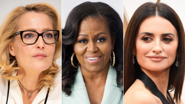 Gillian Anderson, Michelle Obama y Penélope Cruz