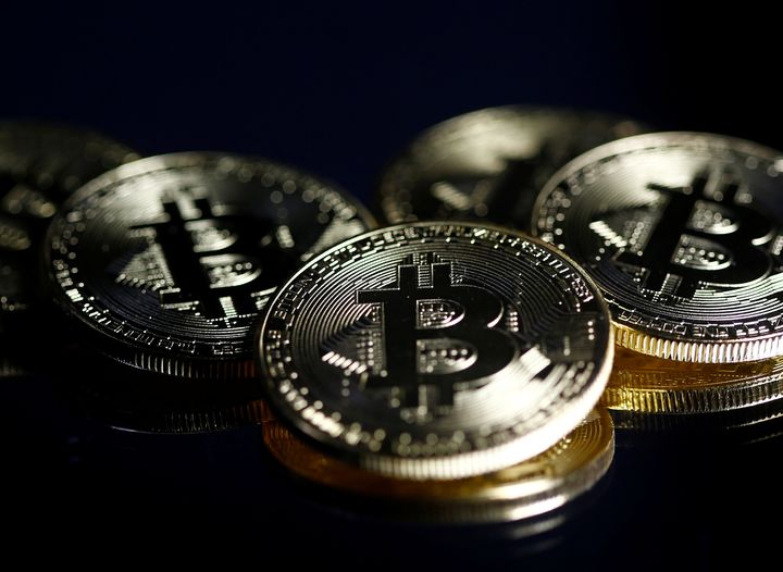 Bitcoins are seen in this illustration picture taken September 27, 2017. REUTERS/Dado Ruvic/Illustration