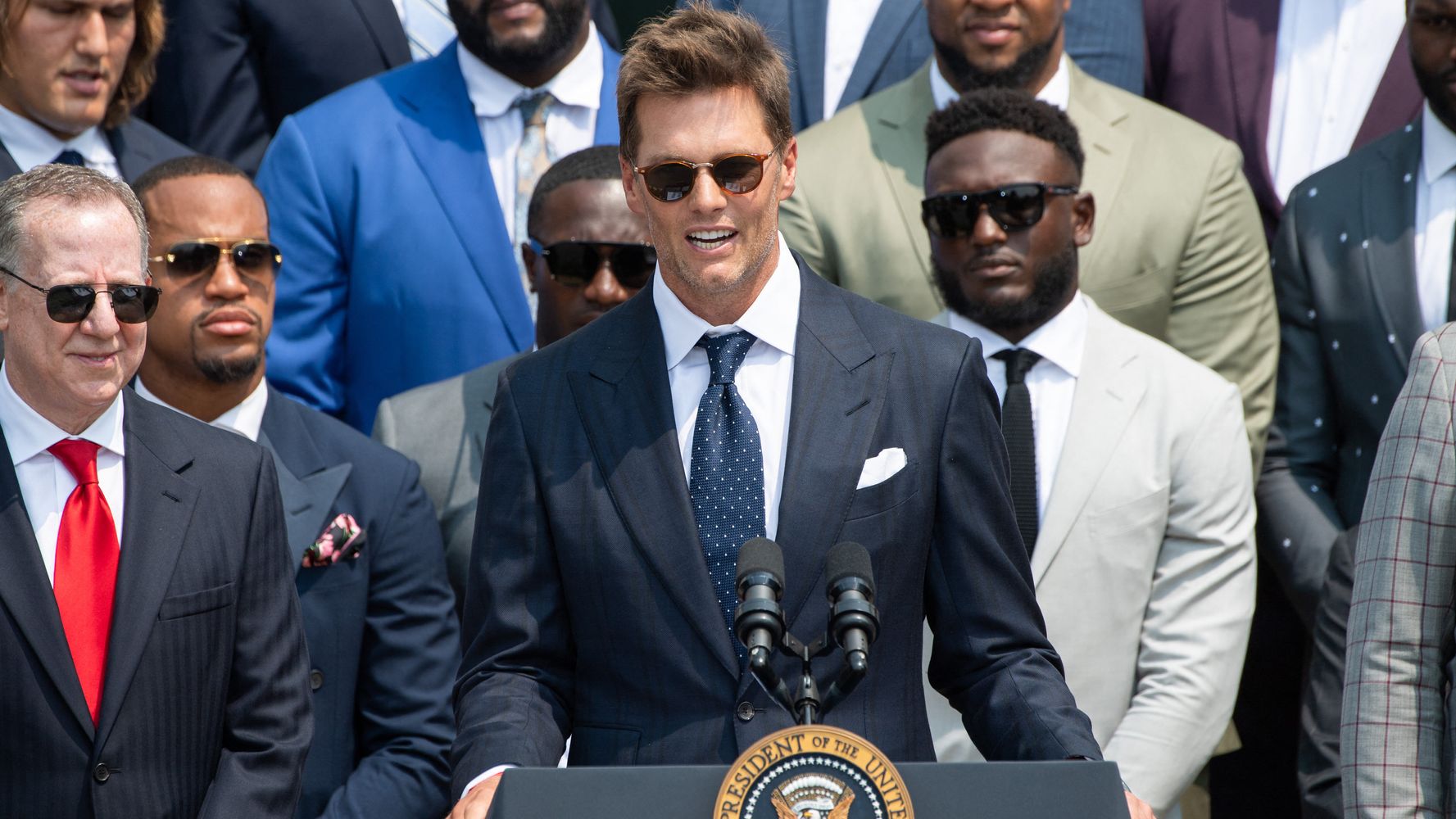 Tom Brady Uses White House Super Bowl Visit To Crack A Few Jokes