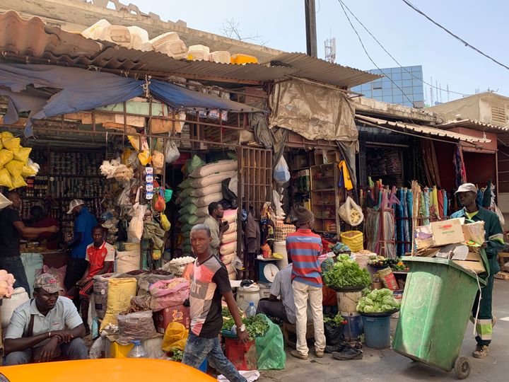 五箇野人さんがひとり旅で訪れたセネガルの市場