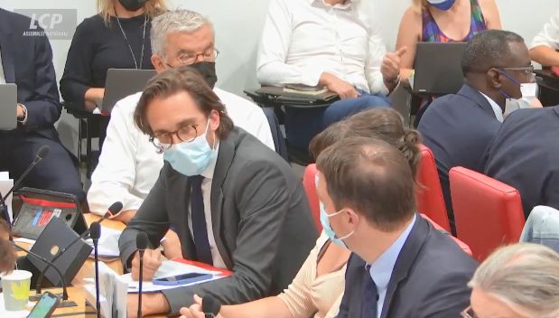 Pacôme Rupin, député En Marche qui s'oppose au pass sanitaire (capture