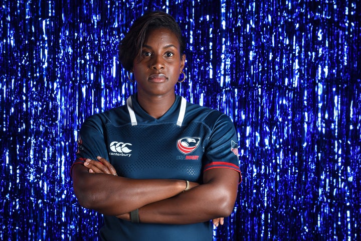 Rugby player Naya Tapper poses for a portrait during the Team USA Tokyo 2020 Olympics shoot on Nov. 20, 2019, in West Hollywo