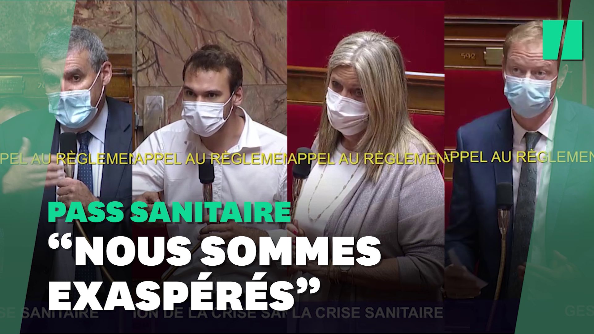 Pass sanitaire à l'Assemblée: l'opposition dénonce un examen trop rapide