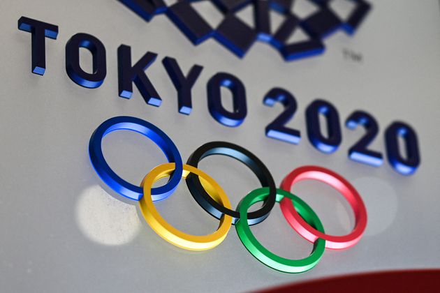 Le logo des Jeux Olympiques de Tokyo 2020 dans la capitale japonaise, le 28 janvier 2021.