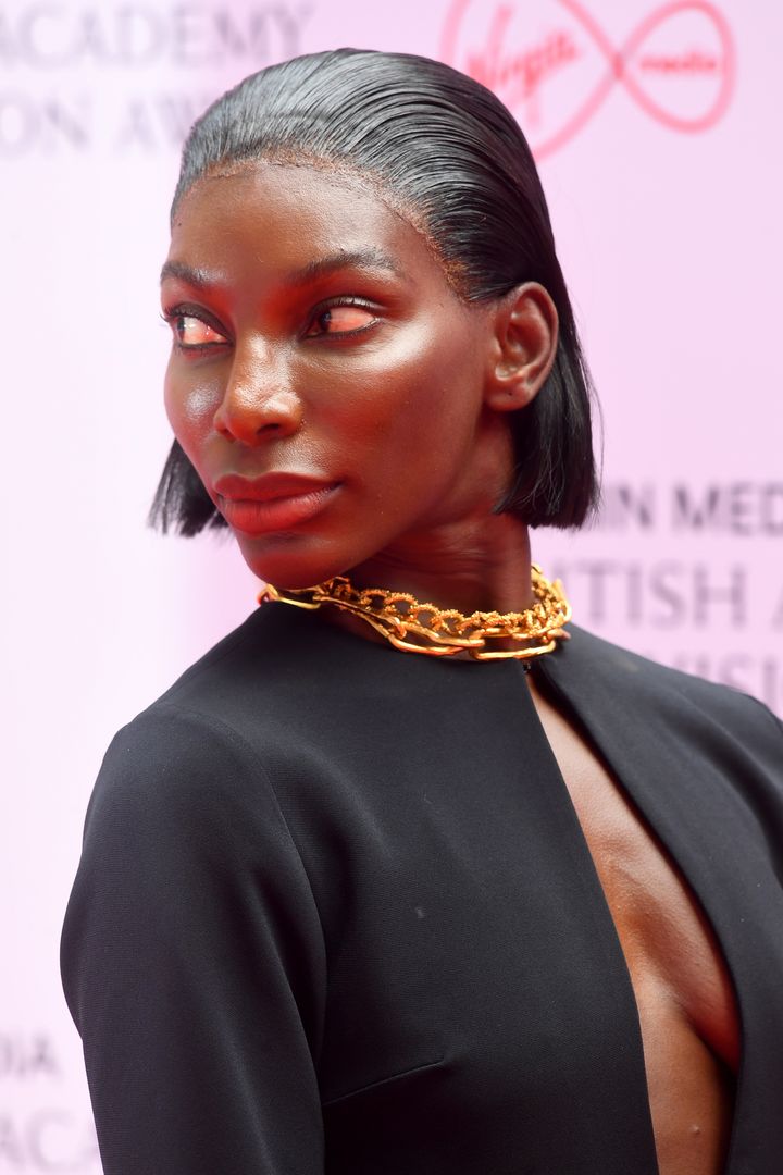 Michaela Coel at the TV Baftas last month