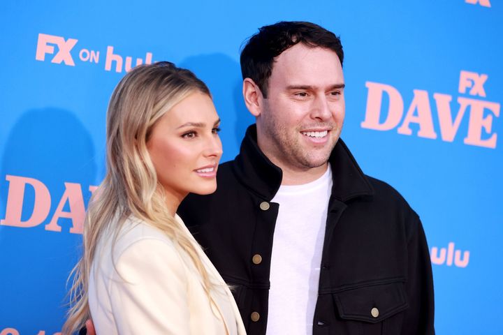 Yael Cohen and Scooter Braun pictured at an event last month