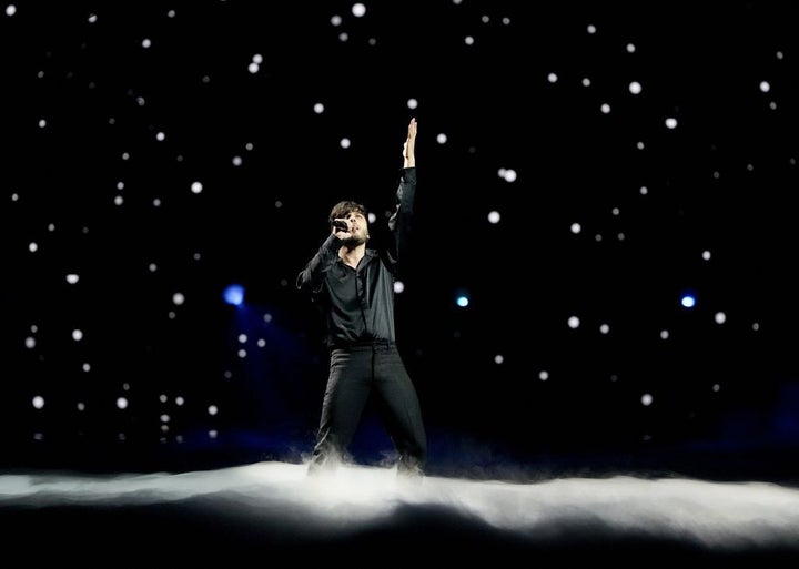 Blas Cantó en Eurovisión 2021.