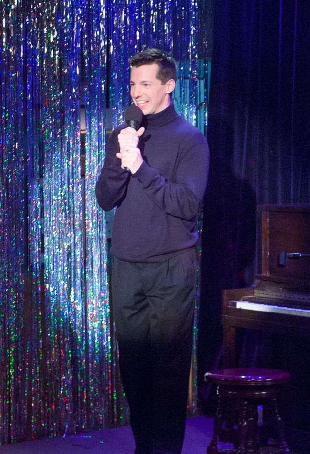 Sean Hayes performing in character in Just Jack