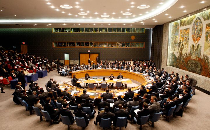Φωτογραφία αρχείου. Απρίλιος 2008. Συνεδρίαση του Συμβουλίου Ασφαλείας του ΟΗΕ. REUTERS/Chip East (UNITED STATES)