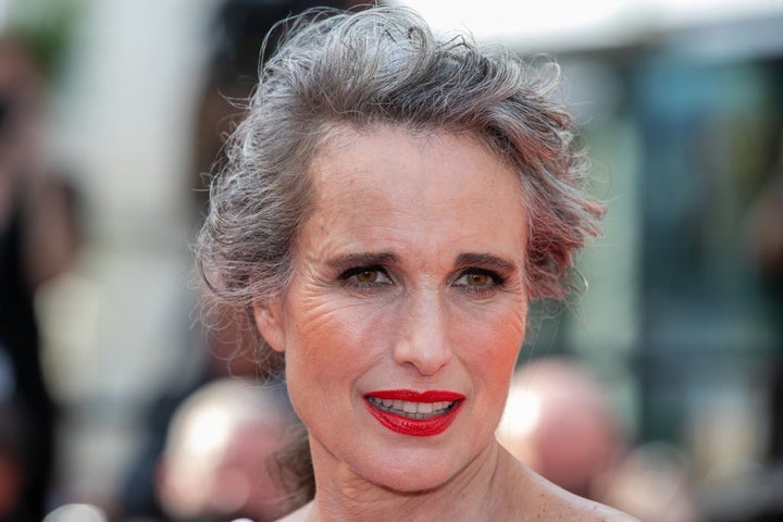 Andie MacDowell en el Festival de Cannes.