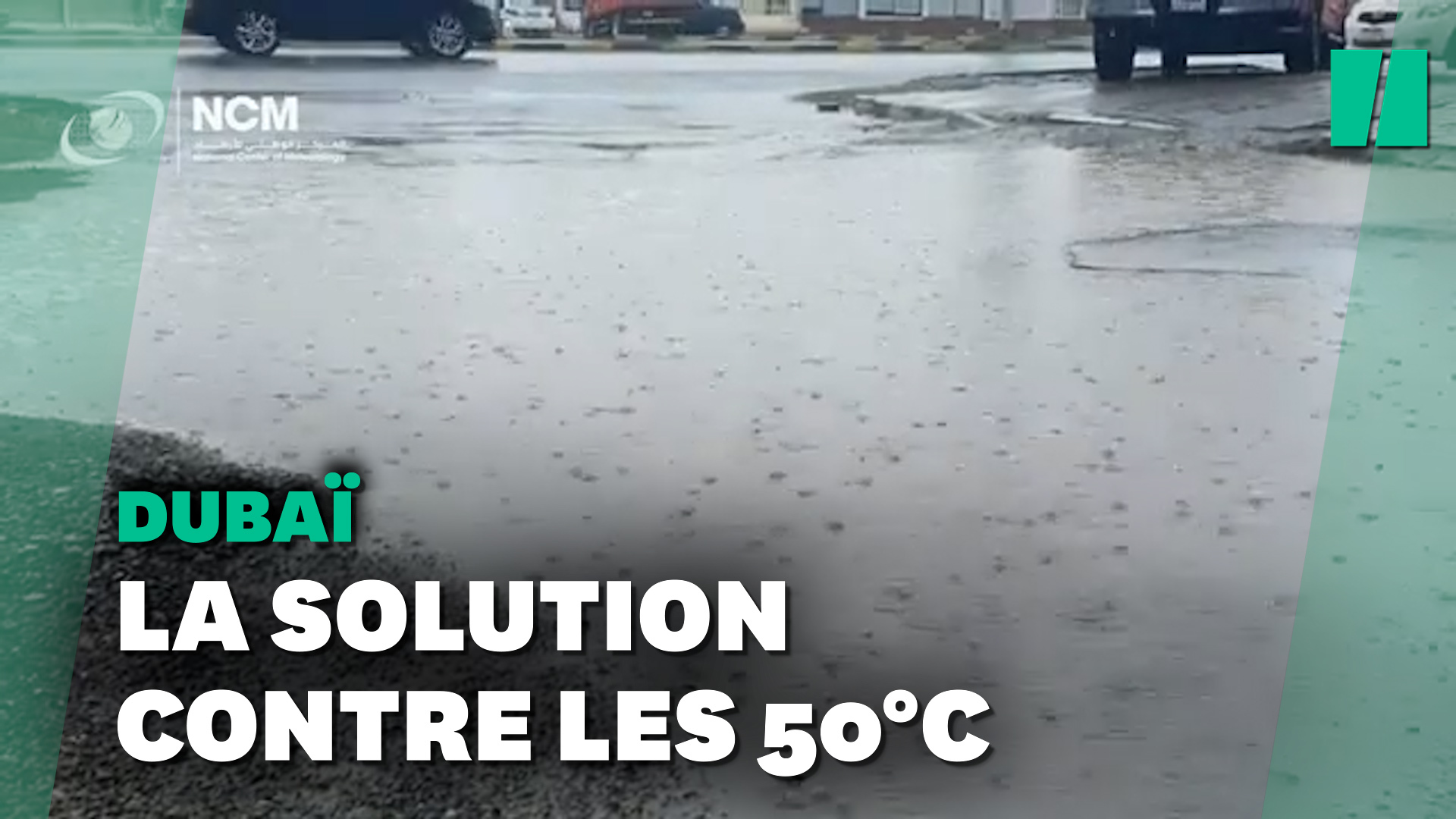 Dubaï crée de la fausse pluie pour lutter contre la chaleur