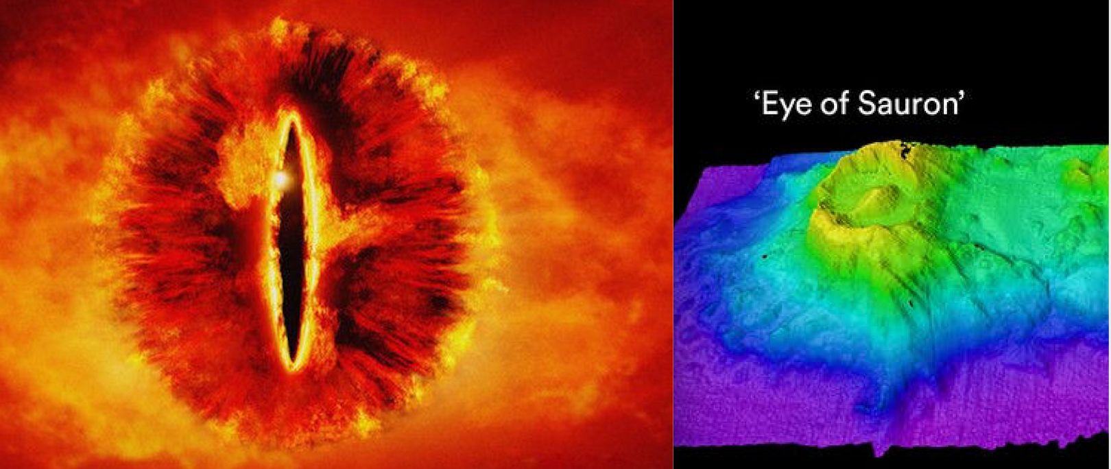 Ce volcan rappelant l’Œil de Sauron découvert au fond de l'océan