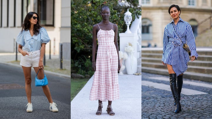 Gingham has appeared on many runways and street-style photo shoots of late.