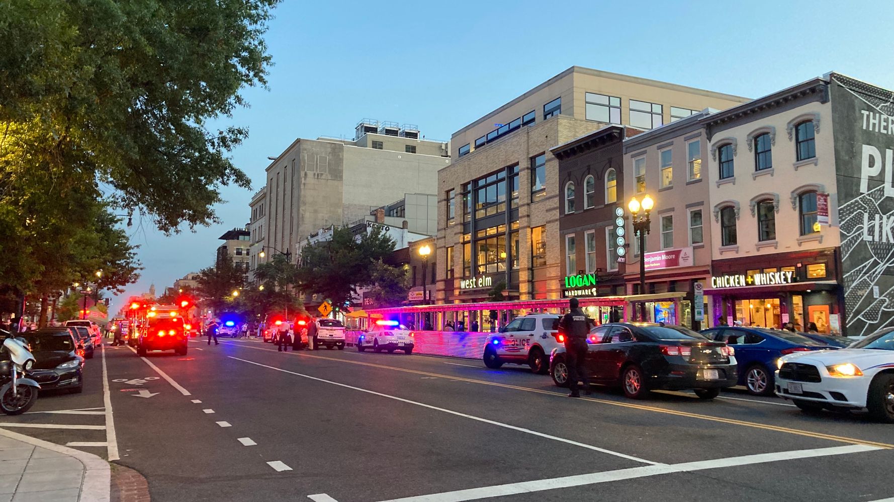 2 People Shot Near Popular Washington Restaurant District