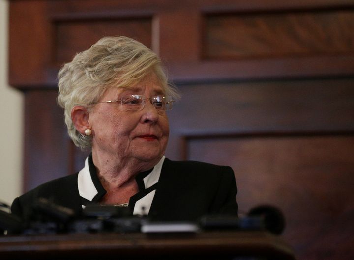 Alabama Gov. Kay Ivey (R), who was vaccinated in December, threw some shade at Fox News and other right-wing media outlets fo