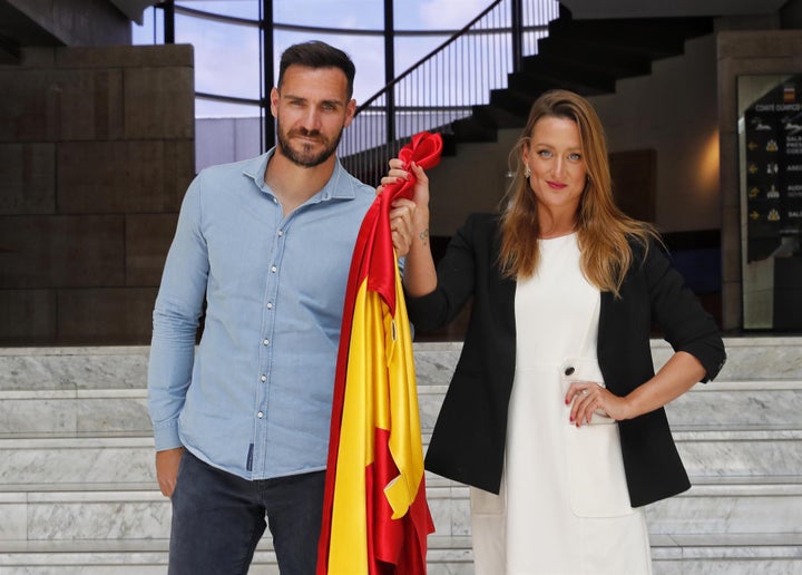 Saúl Craviotto y Mireia Belmonte, abanderados españoles.