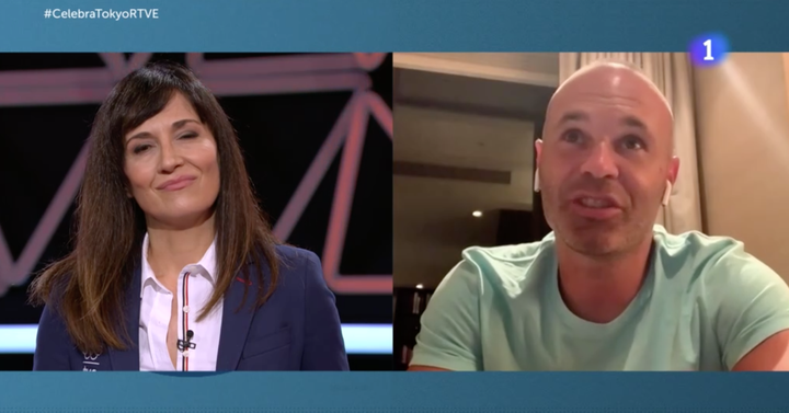 Andrés Iniesta, en TVE.