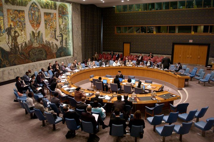 Φωτογραφία αρχείου, 29 Ιουνίου 2006. Συνεδρίαση του Συμβουλίου Ασφαλείας του ΟΗΕ για το Σουδάν. REUTERS/Chip East (UNITED STATES)