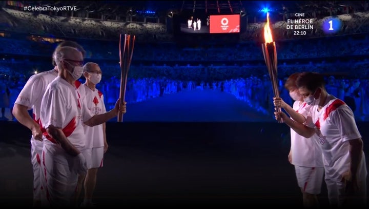 Un momento de la ceremonia.