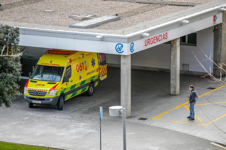 Urgencias del hospital de Santander, en una imagen de archivo.