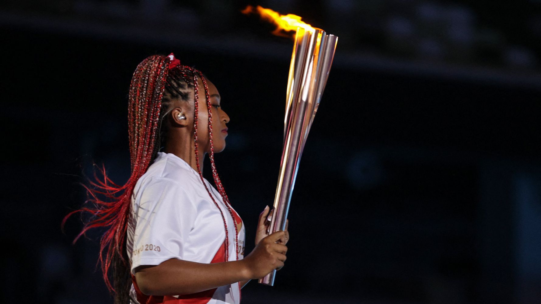 Naomi Osaka Becomes First Tennis Player To Light Olympic Cauldron