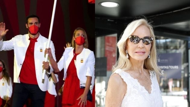 Saúl Craviotto y Mireia Belmonte y Carmen Lomana.