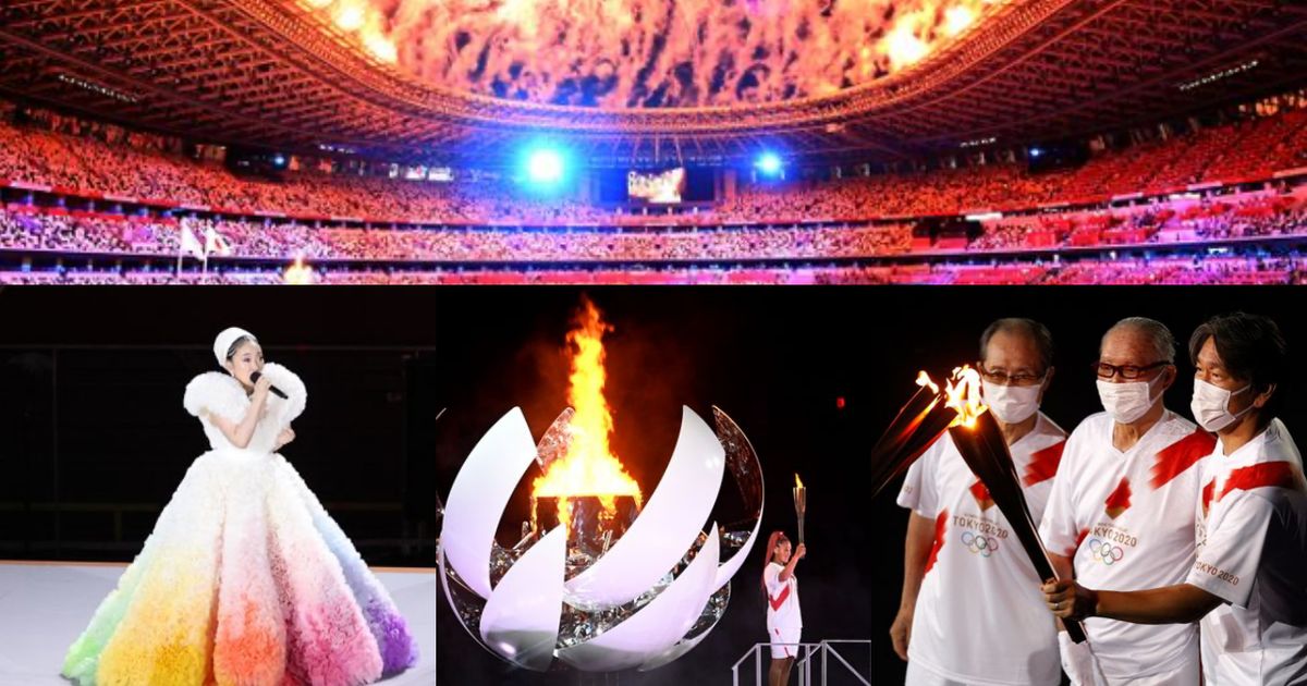 写真で振り返る、東京オリンピックの開会式【画像集】